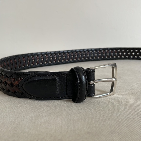 Brighton Leather Mens Burma Belt Size 32 New - Picture 3 of 4